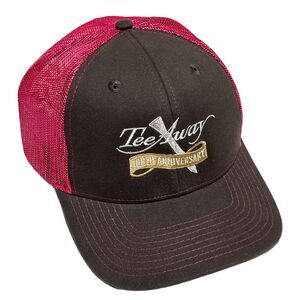 Tee Away 100th Anniversary Womens Pink Hat Snapback Adjustable Ball Cap Baseball